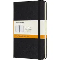 Moleskine Classic Notitieboek - Medium - Hardcover - Blanco - Zwart