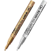 Artline Calligraphy Pen 2.5 mm Silver