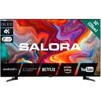 Salora 50QLEDTV - 50 inch QLED TV - 4K Ultra HD - Zwart