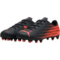 Puma Attacanto II MG kinder voetbalschoenen zwart oranje maat 32