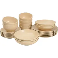 Fonq Pebbled Serviesset 24-delig - Beige