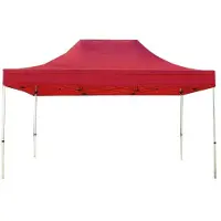 TOOLPORT 3x4,5 m Easy up partytent, PROFESSIONAL alu 40mm, rood