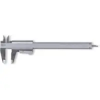 Beta Sliding gauge made from hardened stainless steel in leather sheath 1650 200 - 016500002