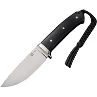 CIVIVI Cloud Peak C23044-1 Satin Nitro-V, Black G10, Nickel Silver Guard, vaststaand mes