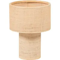 Woood Syro Tafellamp Ø 28 CM - Raffia - Naturel - 38x28x28