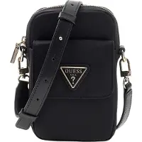 GUESS schoudertas Follie Passport Crossbody Black zwart