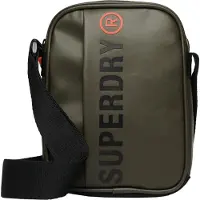 Superdry Schoudertas olijfgroen / oranje / zwart / wit