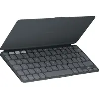 Logitech Keys-To-Go 2 - Apple - GRAPHITE - CH (CH), Tablet toetsenbord, Zwart