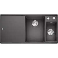 BLANCO Axia III 6 S-F (BR/CD) rock grey auto. 523484