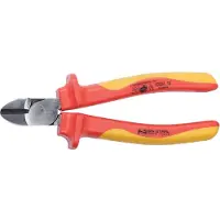 SW-Stahl 41911L VDE zijkniptang 160 mm I zijkniptang elektrisch 1000 volt I met 2 componenten handgreep I zijkniptang voor draad en kabel I draadkniptang voor strippen