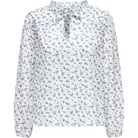 ONLY Blouse 'ONLRoanne' blauw / marine / wit