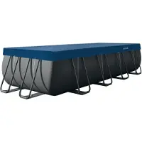 Intex Rectangular All Year Pool Cover Blauw 5.36x2.67 m