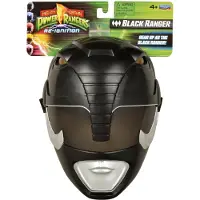 Boti Power Rangers masker zwart - Mighty Morphin verkleedmasker.
