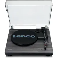 Lenco LS-10 Platenspeler met ingebouwde Luidsprekers Zwart