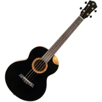 Flight Princess Series Nora Baritone EQ-A elektrisch-akoestische bariton ukelele met tas