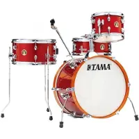 Tama Club-JAM Shell Pack w/Cymbal Holder & Bag Set Candy Apple Mist