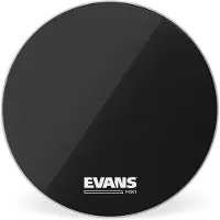 Evans MX1 Black Marching Bass Drum Head 32"