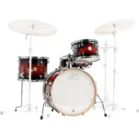 DW Drums Design Series Frequent Flyer Tobacco Burst 4d. shellset