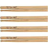 Los Cabos Jazz Red Hickory Wood Tip Drumsticks 2 Pair Pack