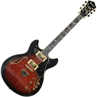Ibanez As93Qmsp-Dbs Dark Brown Sunburst Artcore Expressionist