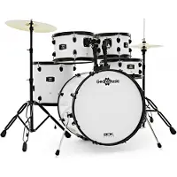 Gear4Music BDK-20 Fusion Drum Kit by White
