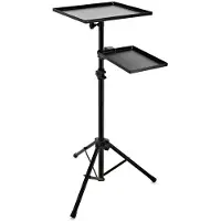 Gear4Music Adjustable Laptop Stand with Mouse Shelf by