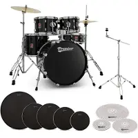 Premier Revolution 20” 5pc Low Volume Drum Kit Bundle Black