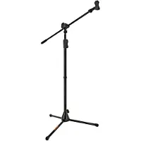 Hercules Stands Hercules MS532B Ez Clutch Mic Stand with 2 in 1 Boom and Mic Clip