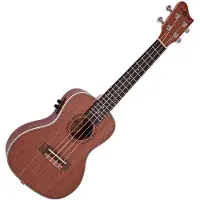 Gear4Music Sapele Concert Electro-Ukulele by
