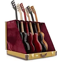 Gear4Music 6 Guitar Rack Case by Tweed