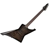 Gear4Music Harlem Z Electric Guitar by Black