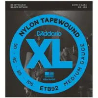 D'addario And Co ETB92 NYLON TAPEWOUND LONG SCALE MEDIUM 50-105