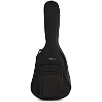 Gear4Music Padded Water-Resistant Parlour Acoustic Guitar Gig Bag by 10mm
