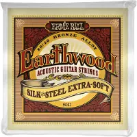 Ernie Ball Earthwood 2047 Silk & Steel Extra Soft Set