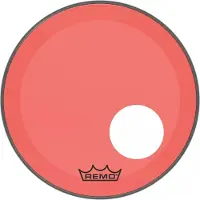 Remo Powerstroke 3 Colortone Red 20 Ported Bass Drum Head