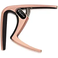 Swiff K8-C Zinc Alloy Classical Guitar Capo Brushed Copper