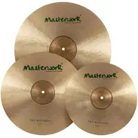 Masterwork Troy Traditional Cymbal Set driedelige bekkenset, 14'' HH, 16'' C, 20'' R