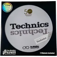 Dr. Suzuki Meets Technics Mix Edition Slipmats - 50th Anniversary White