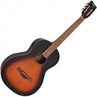Gear4Music Parlour Electro-Acoustic Guitar by Vintage Sunburst