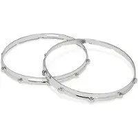 DW Drums DW 14" Snare Drum Die-Cast Hoop Set Chrome