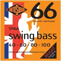 Rotosound SM66 SWING BASS STAINLESS STEEL ROUNDWOUND LONG SCALE 40-100
