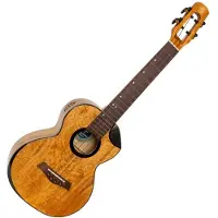 Flight Royal Series Fireball EQ-A Tenor elektrisch-akoestische tenor ukelele met gigbag