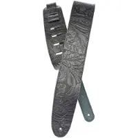 Daddario D'Addario 25LE00 - Sangle de guitare en cuir estampé, coloris noir