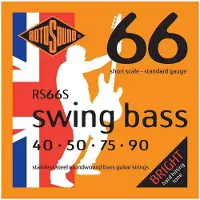 Rotosound RS66S Short Scale Steel Bass Guitar Strings 40-90