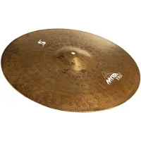 Stagg Myra RAW 18 Rock Crash Cymbal & Gear4music Boom Arm Stand Black