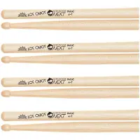 Los Cabos Next Generation Maple 4-7 Wood Tip Drumsticks 2 Pair Pack
