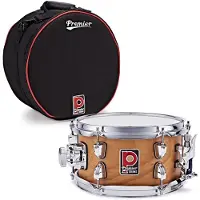 Premier Artist 10" x 5.5" Birch Snare Drum & Soft Case Antique Ash