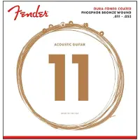 Fender 860CL Phosphor Bronze Dura-Tone Coated Acoustic Strings 11-52