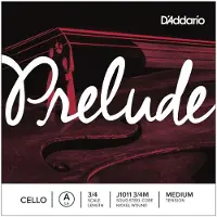 Daddario 3/4 PRELUDE CELLO SINGLE A STRING SCALE MEDIUM TENSION