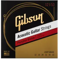 Gibson SAG-PB12 Phosphor Bronze Akoestische Gitaarsnaren (12-53) Light